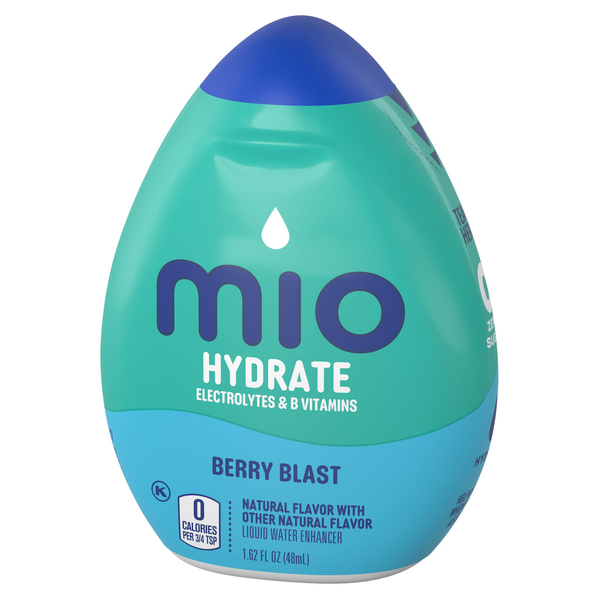 MiO Sport Berry Blast Liquid Water Enhancer, Caffeine Free, 1.62 fl oz – Pack of 12