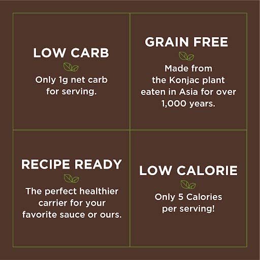 Miracle Noodle Variety Pack – Angel Hair, Fettuccine & Miracle Rice (5 Cal, 1g Net Carbs)