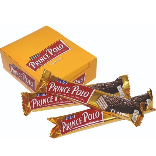 Prince Polo Dark Chocolate Covered Wafer Classic 17.5g – Pack of 56 Bars | Miubaao