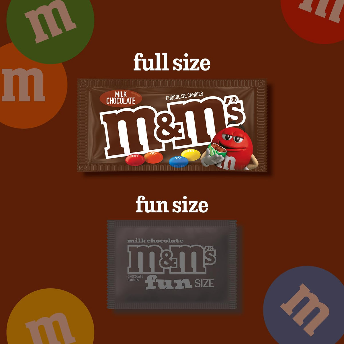M&M'S Milk Chocolate Candy Bulk – 36 Bags (1.69 oz Each)