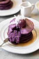 Mochi Foods Ube Pancake & Waffle Mix – Gluten-Free, Purple Sweet Potato Flavor, 35.2 oz