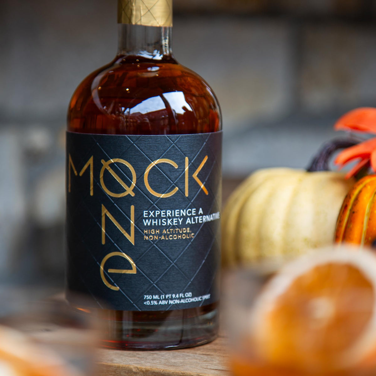 MOCK ONE Non-Alcoholic Whiskey – Zero-Proof Craft Spirit by Breckenridge Distillery (750ml)