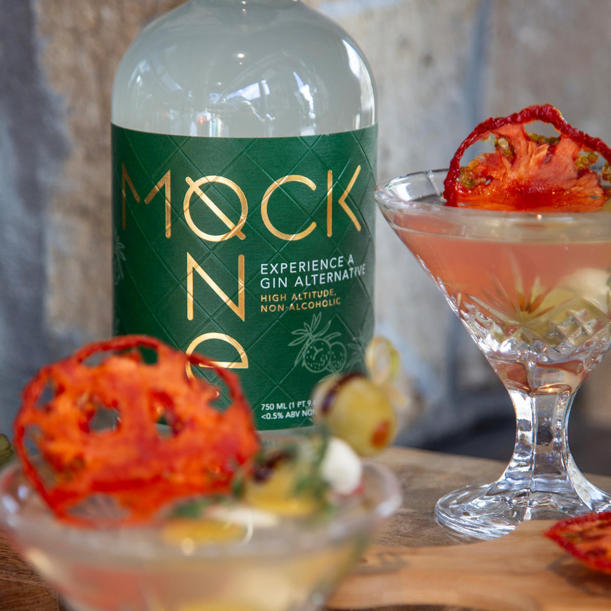MOCK ONE Non-Alcoholic Gin — Zero-Proof Craft Spirit from Breckenridge Distillery | 750ml USA