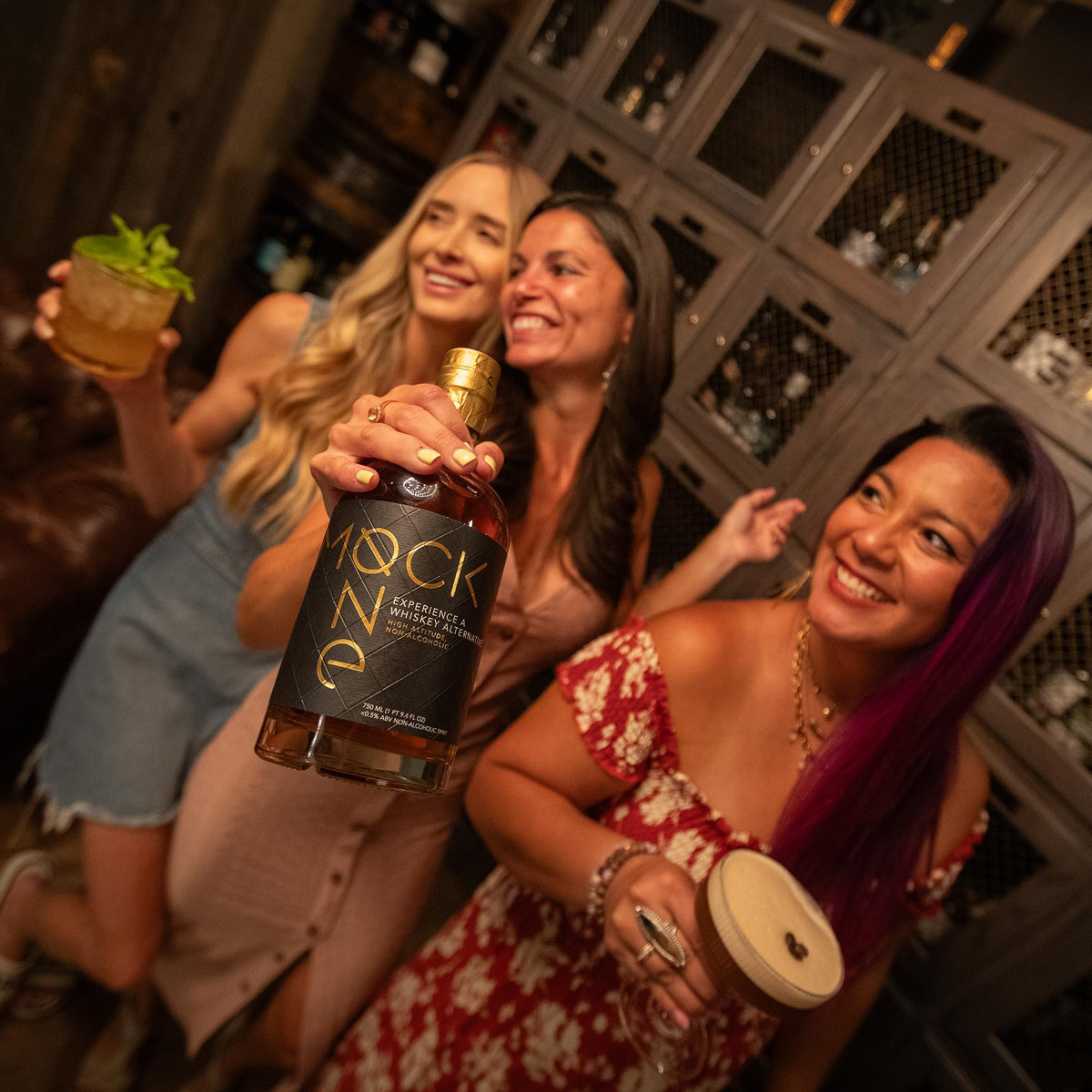 MOCK ONE Non-Alcoholic Whiskey – Zero-Proof Craft Spirit by Breckenridge Distillery (750ml)