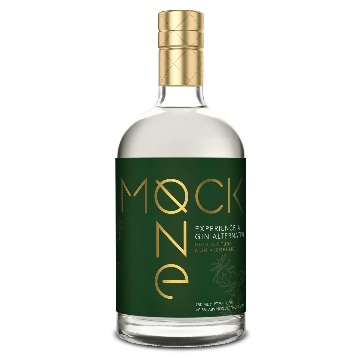 MOCK ONE Non-Alcoholic Gin — Zero-Proof Craft Spirit from Breckenridge Distillery | 750ml USA