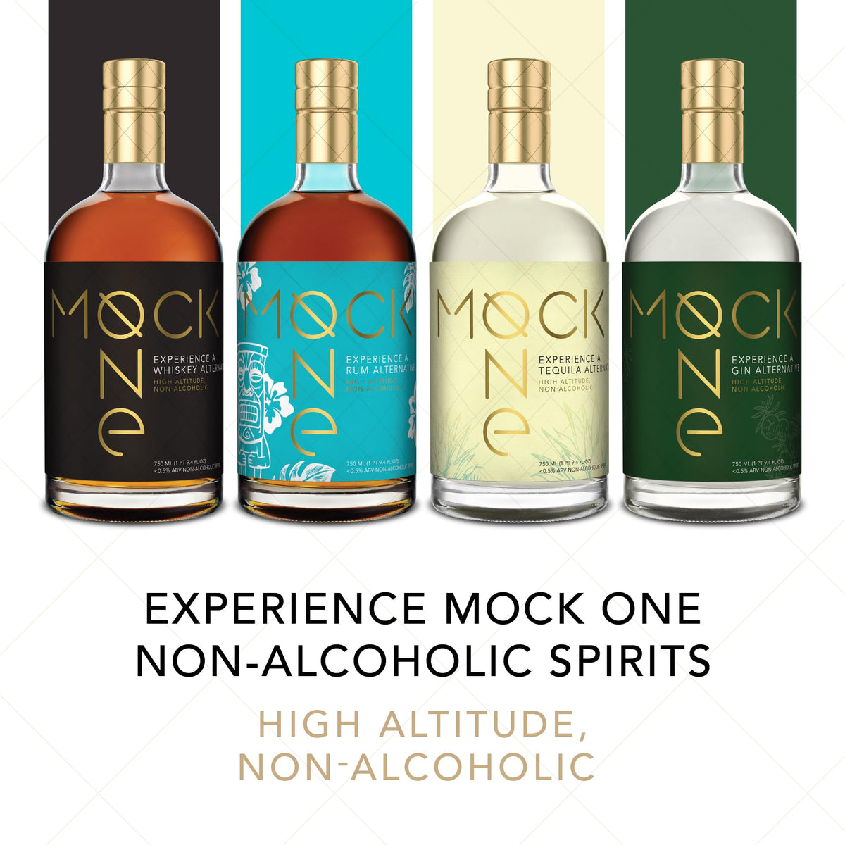 MOCK ONE Non-Alcoholic Tequila – Zero-Proof Craft by Breckenridge Distillery | 750ml