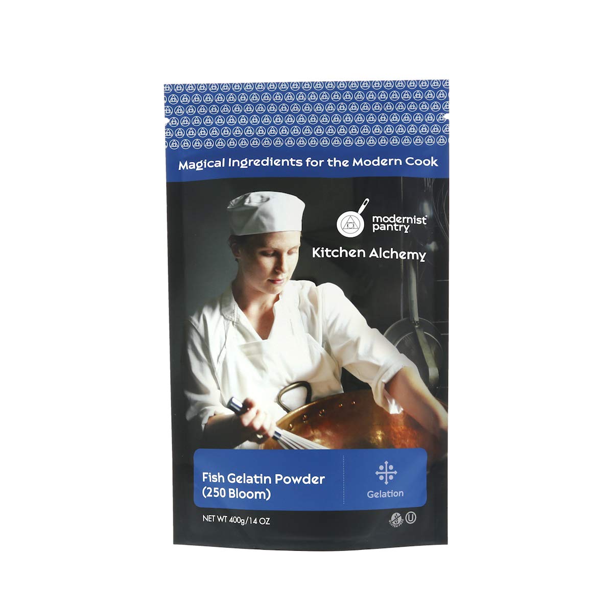 Modernist Pantry Pure Fish Gelatin Powder 250 Bloom – Gluten-Free, OU Kosher 400g