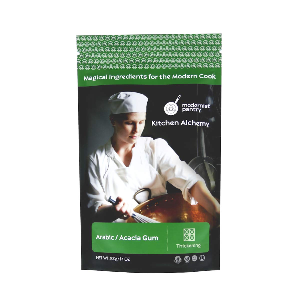 Modernist Pantry Pure Gum Arabic Powder (Acacia Gum) – Non-GMO, Gluten-Free, Vegan, OU Kosher 400g
