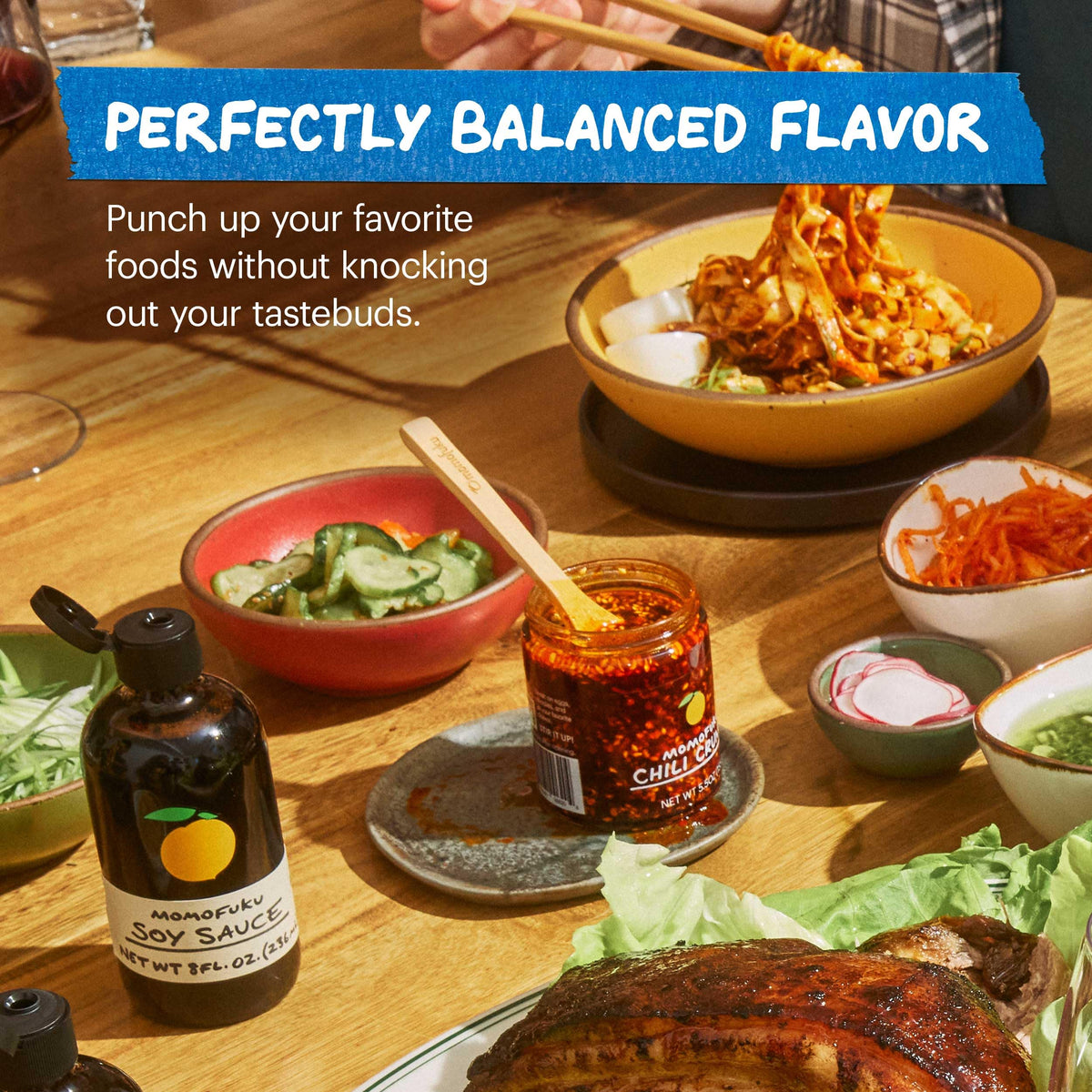 Momofuku Umami Essentials Starter Pack by David Chang — Original Chili Crunch, Soy Sauce & Savory Salt