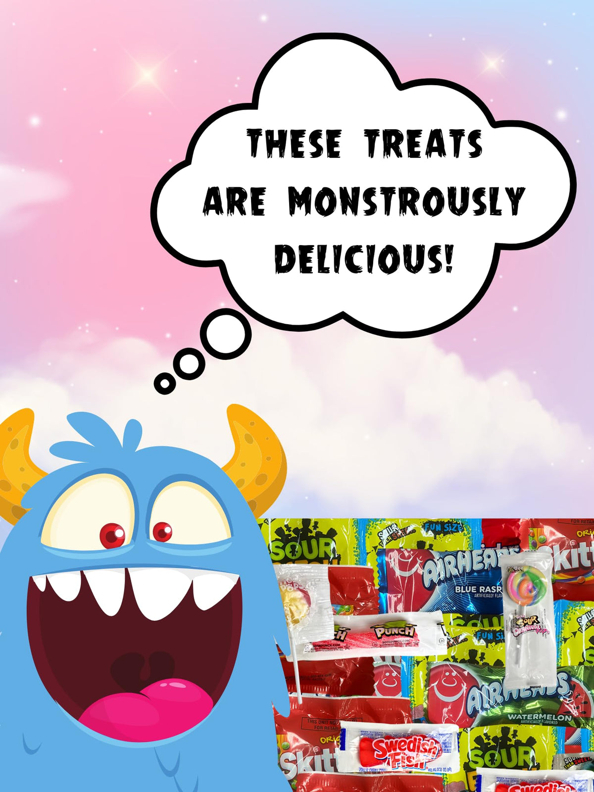 Monster Candy Party Favor Mix - 20 lb Bulk Candy Bags & Assorted Treats