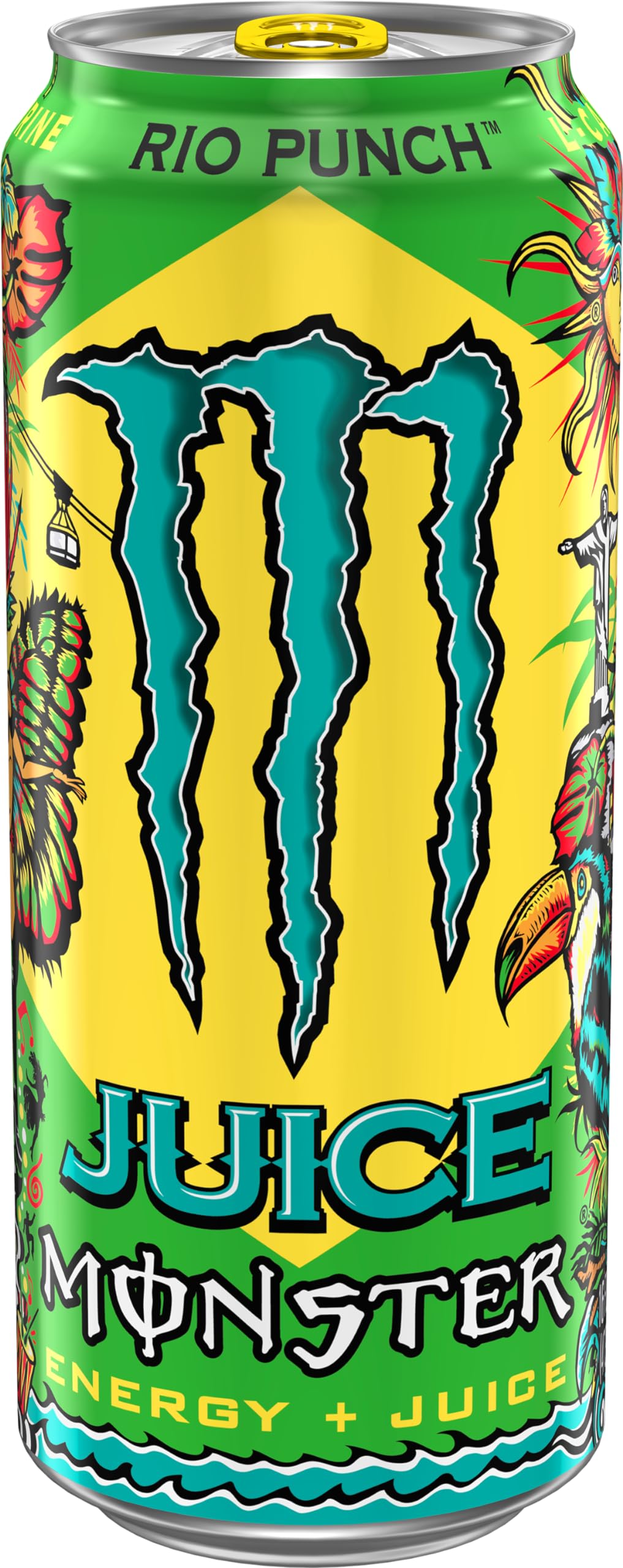 Monster Energy Juice Rio Punch – 16 oz Fruity Energy Drink