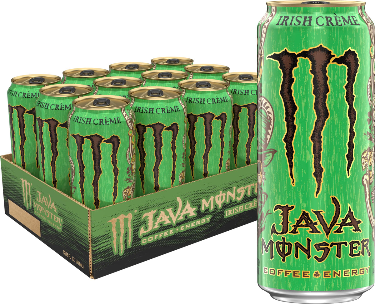 Monster Java Monster Irish Crème Coffee + Energy Drink – 15 oz