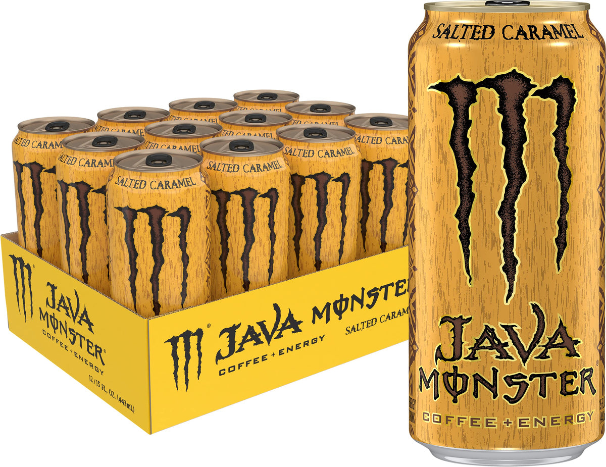 Monster Java Monster Salted Caramel - Coffee + Energy Drink, 15 fl oz