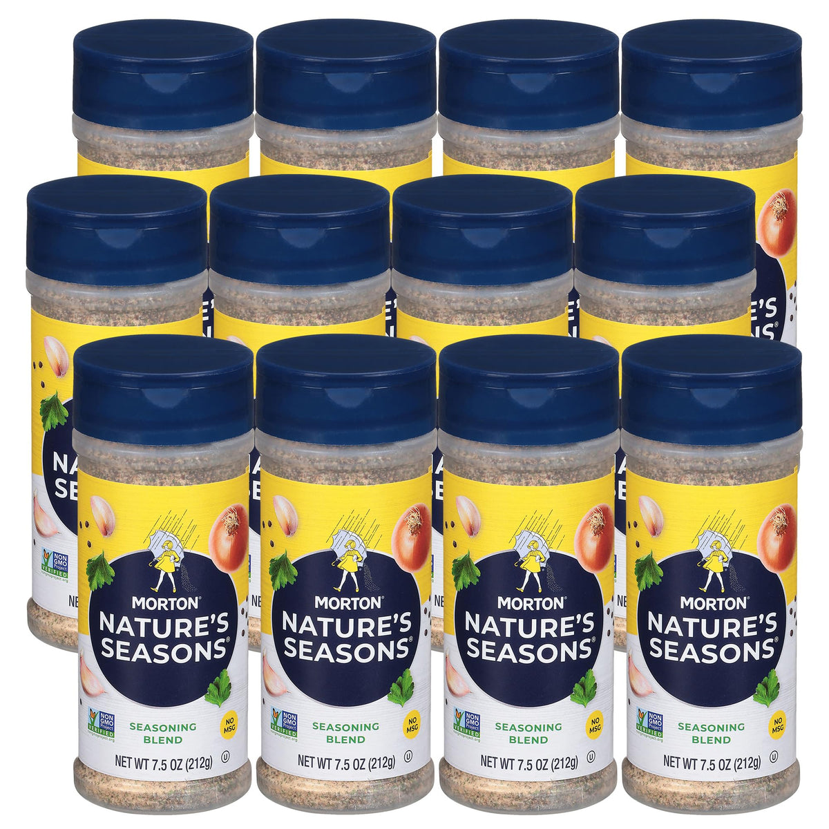 Morton Nature's Seasons Seasoning Blend – 7.5 oz, 12-Pack