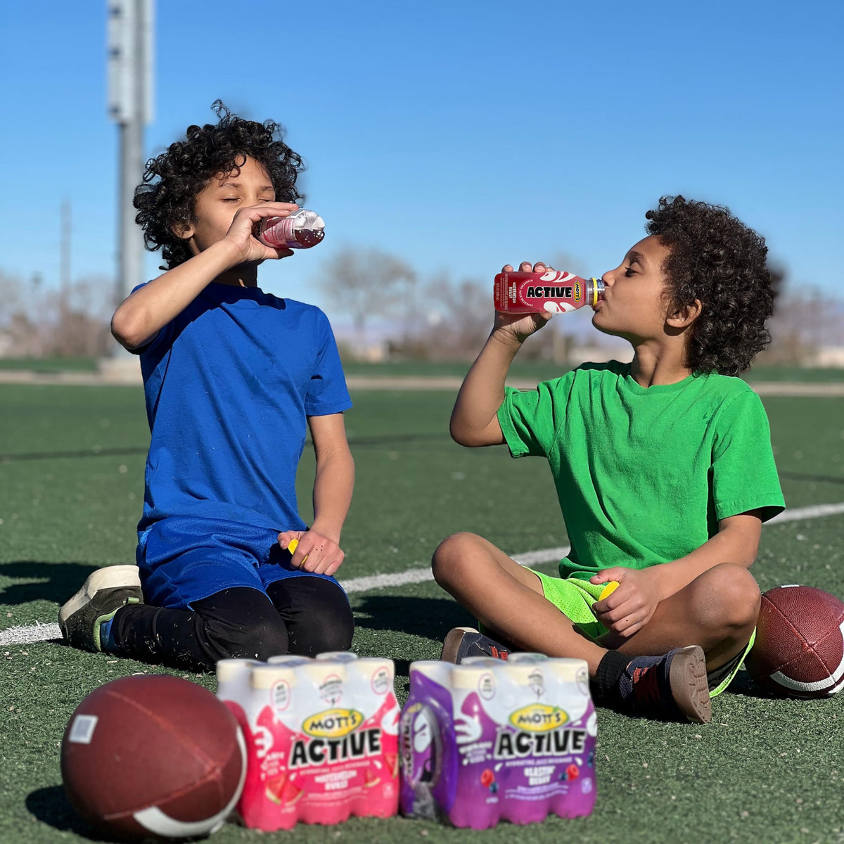 Mott's Active Blastin' Berry Hydrating Juice Beverage — 8 Fl oz Bottles, 24 Count (4 Packs) | Naturally Sourced Electrolytes & Coconut Water