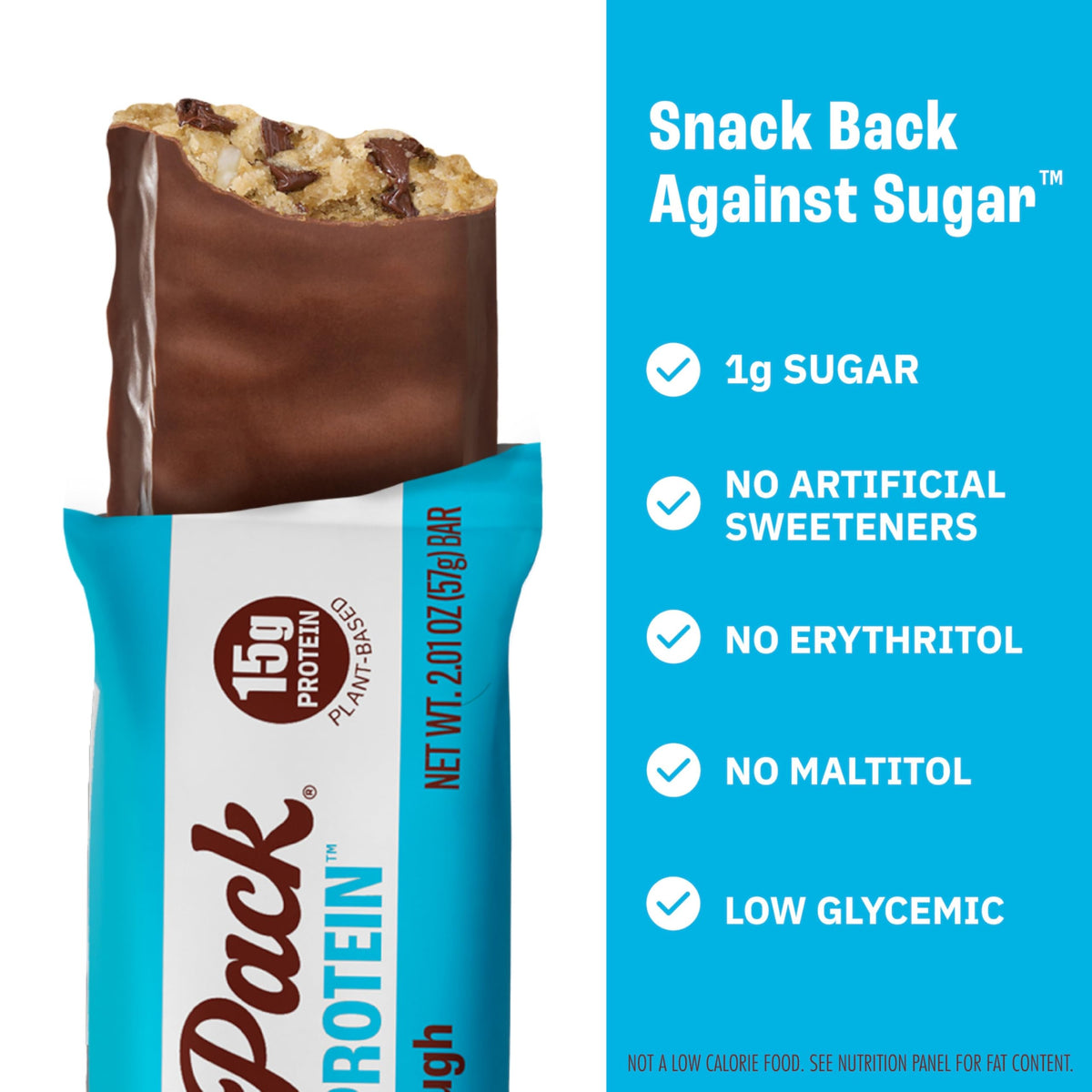 Munk Pack Cookie Dough Probiotic Keto Protein Bars — 15g Protein, 1g Sugar, 4g Net Carbs | Gluten Free, Non-GMO | 12 Count