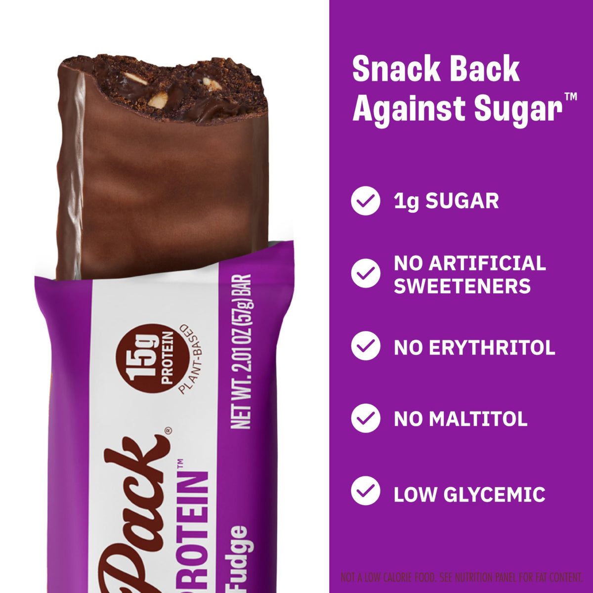 Munk Pack Brownie Nut Fudge Keto Protein Bars | 15g Protein, 1g Sugar, 4g Net Carbs | Vegan