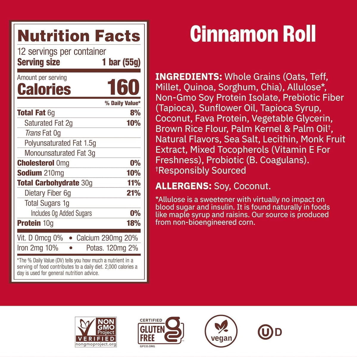 Munk Pack Variety Pack Probiotic Protein Bars – 10g Plant Protein, 1g Sugar, 6g Fiber | Gluten-Free & Non-GMO | 12 Count