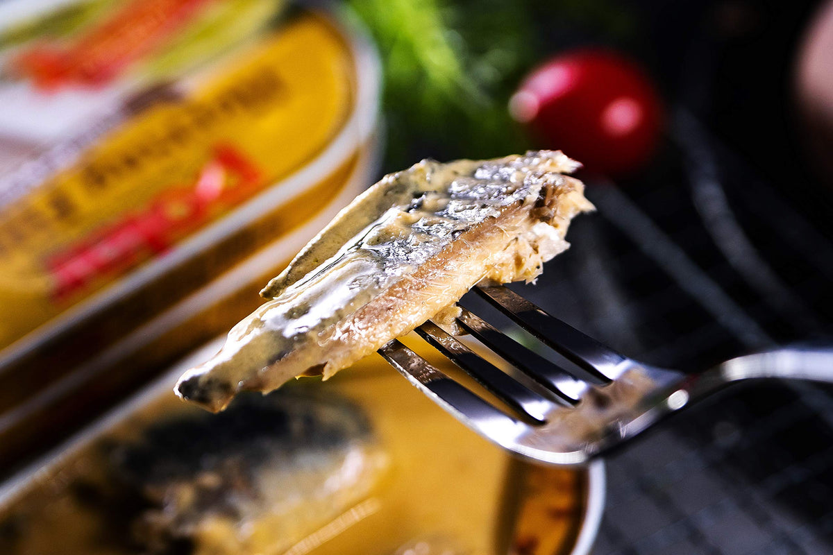 MW Polar Herring in Mustard Sauce, 3.5 oz (Pack of 18) – Omega-3 Rich, Hand-Packed