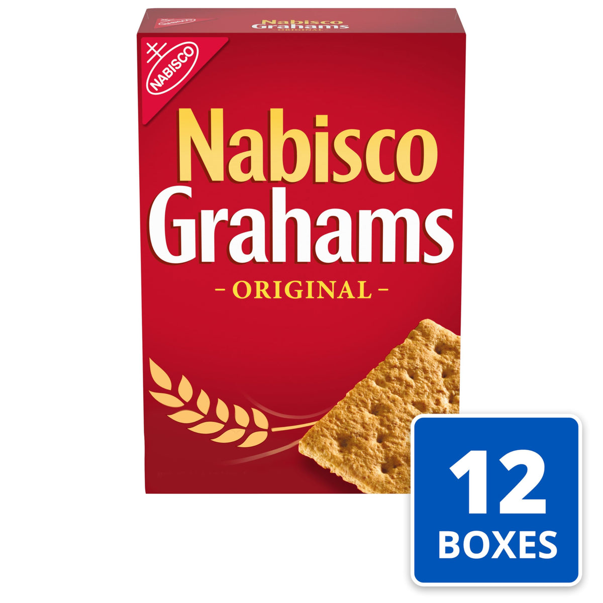 NABISCO GRAHAMS Original Graham Crackers – 12 x 14.4 oz Boxes
