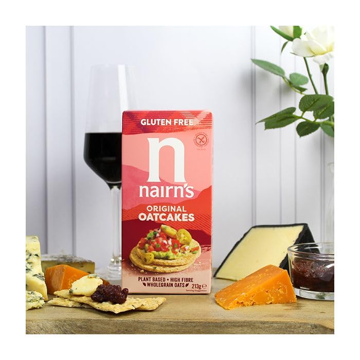 Nairn's Gluten Free Original Oatcakes – 213g Pack of 6