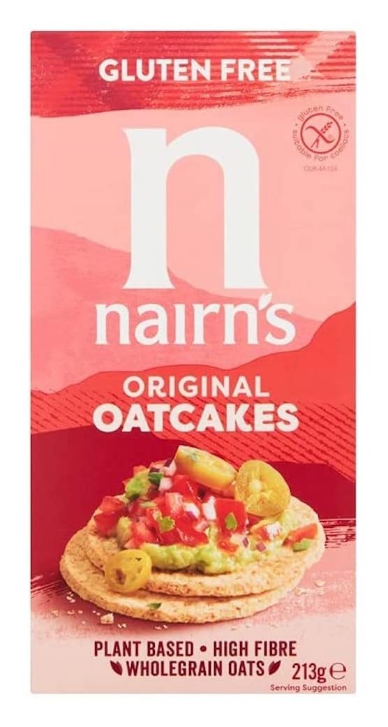 Nairn's Gluten Free Original Oatcakes – 213g Pack of 6