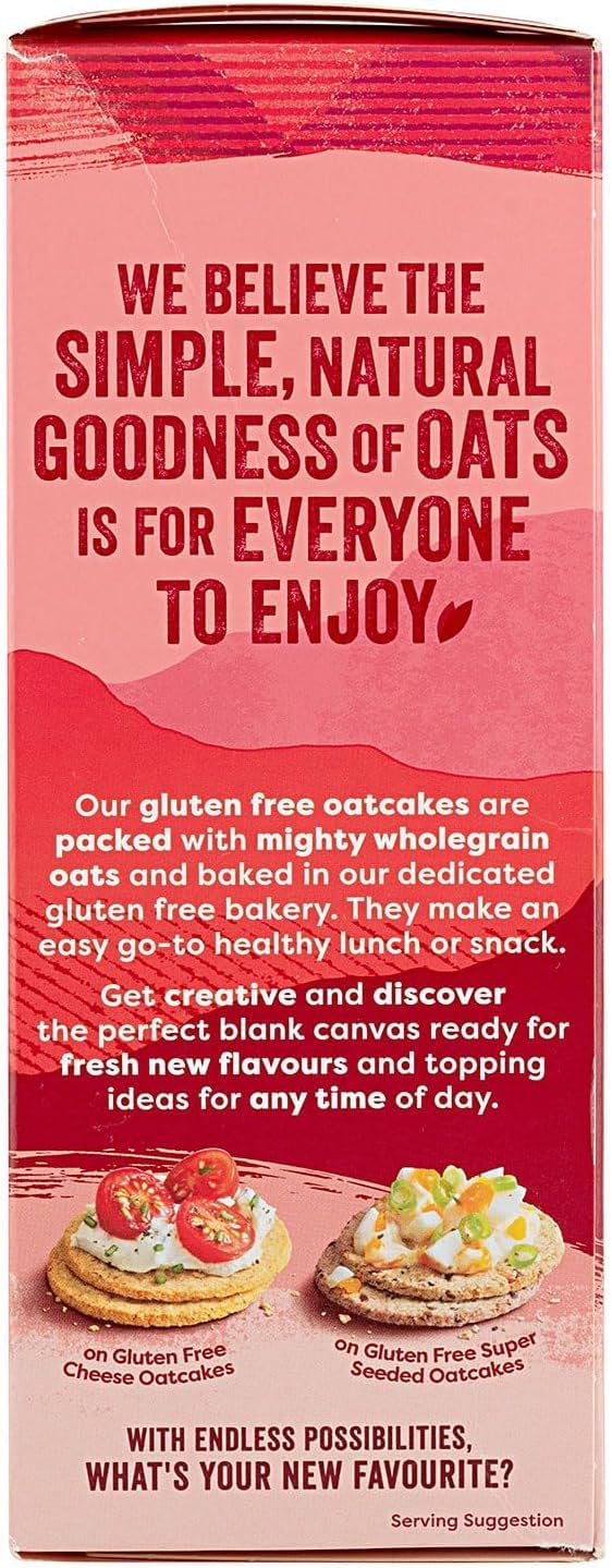 Nairn's Gluten Free Original Oatcakes – 213g Pack of 6