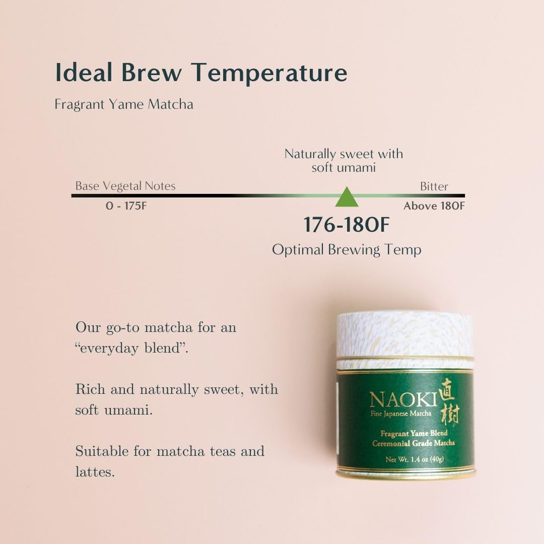 Naoki Matcha Fragrant Yame Blend – Ceremonial Grade Matcha from Yame, Fukuoka (40 g / 1.4 oz)