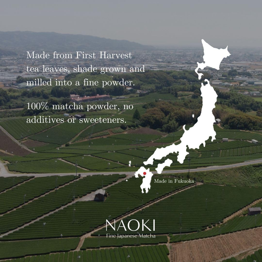 Naoki Matcha Fragrant Yame Blend – Ceremonial Grade Matcha from Yame, Fukuoka (40 g / 1.4 oz)