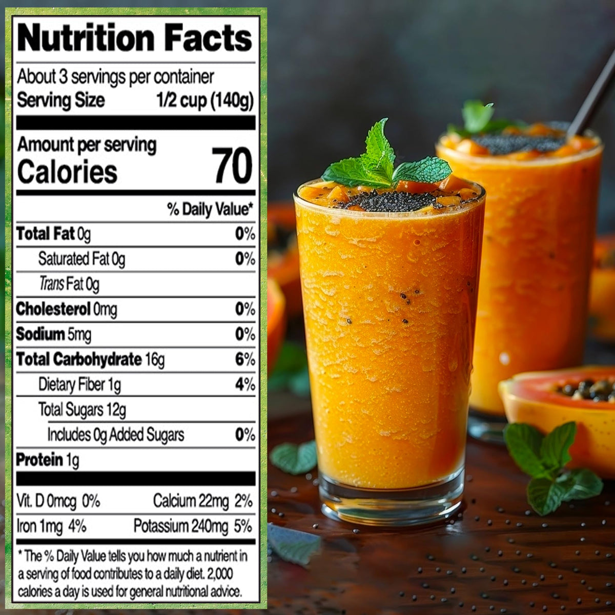 Native Forest Organic Papaya Chunks in Fruit Juice – 14 Oz Can (Pack of 6) | Non-GMO, Vegan
