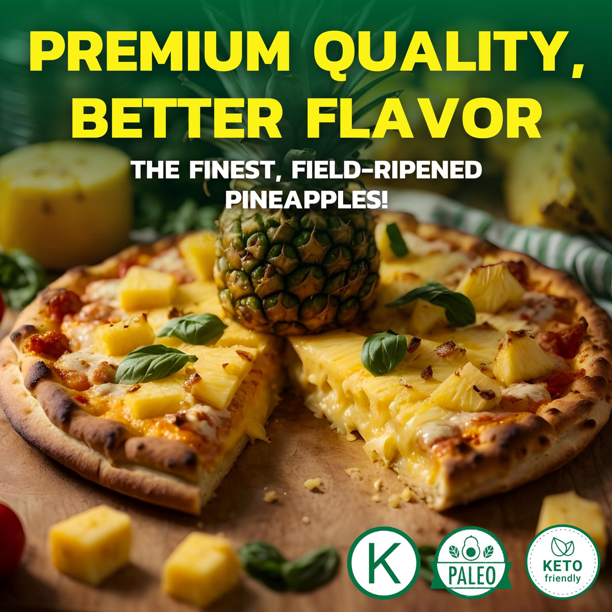 Native Forest Organic Pineapple Slices – Canned Pineapple in Own Juice, No Sugar Added (6 Pack)
