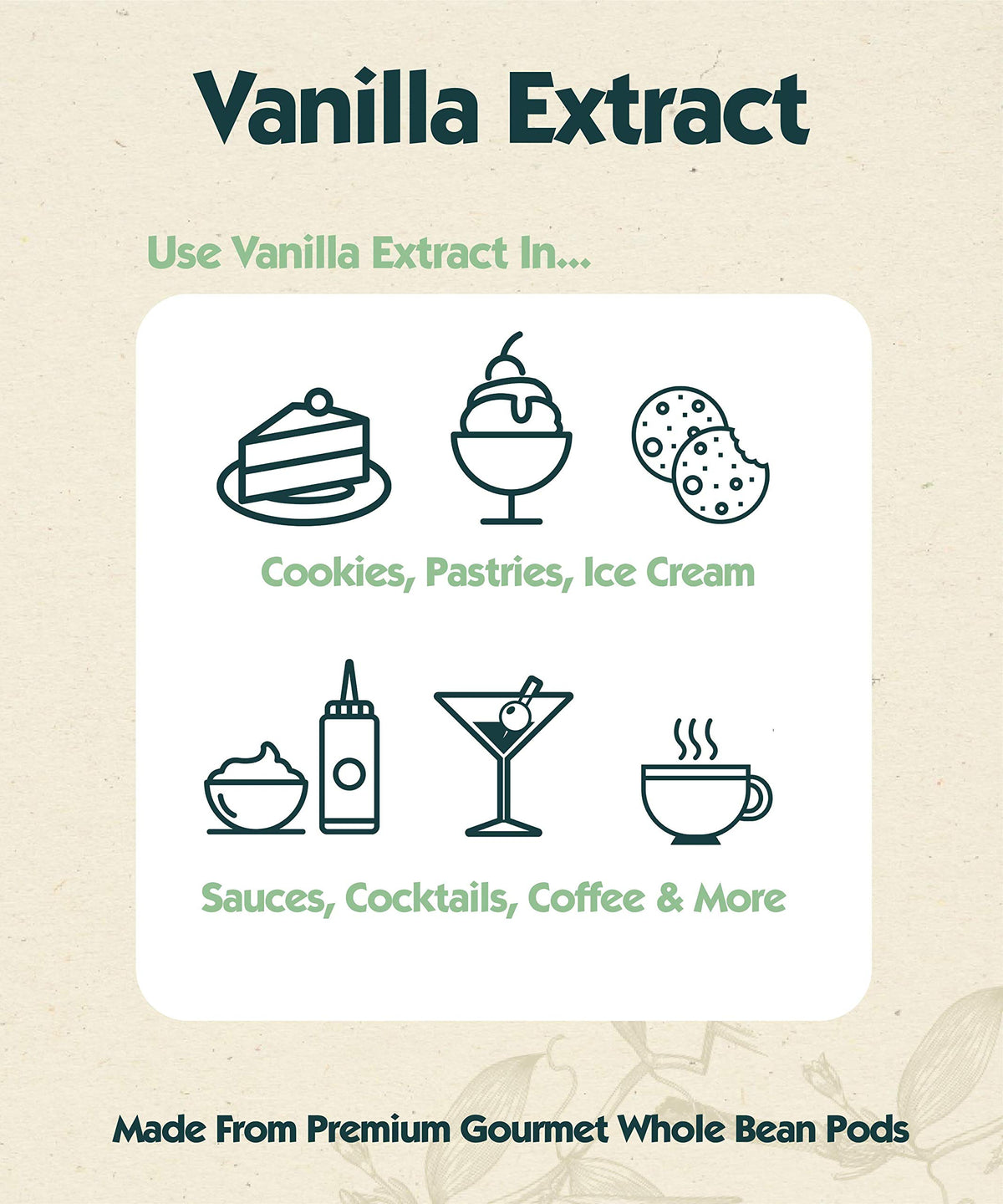 Native Vanilla 16 oz Pure Vanilla Extract – 100% Real, Vegan & Kosher