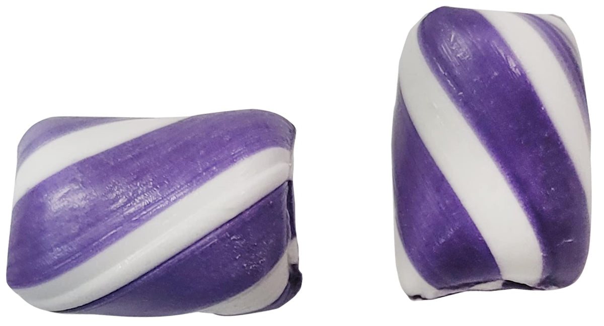 Naturejam Purple Mint Cylinder Twists – 5 lb Bulk Candy for Office & Events