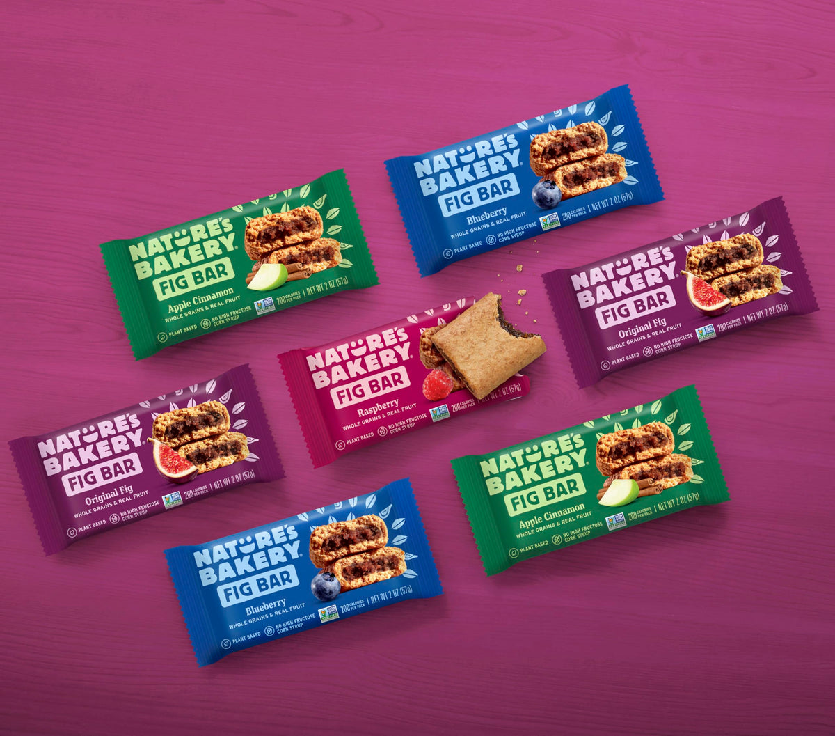 Nature's Bakery Whole Wheat Fig Bars – Original Fig, Vegan & Non-GMO (6 Boxes, 36 Twin Packs)