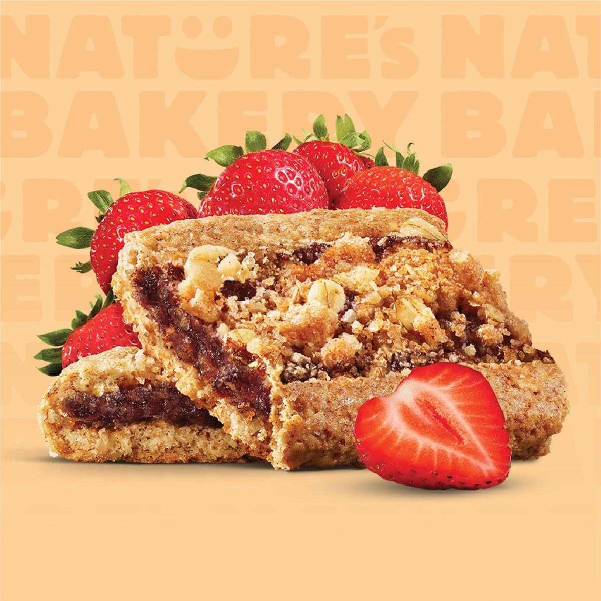 Nature's Bakery Oatmeal Crumble Bars – Strawberry, Real Fruit, Vegan & Non-GMO (36 Count)