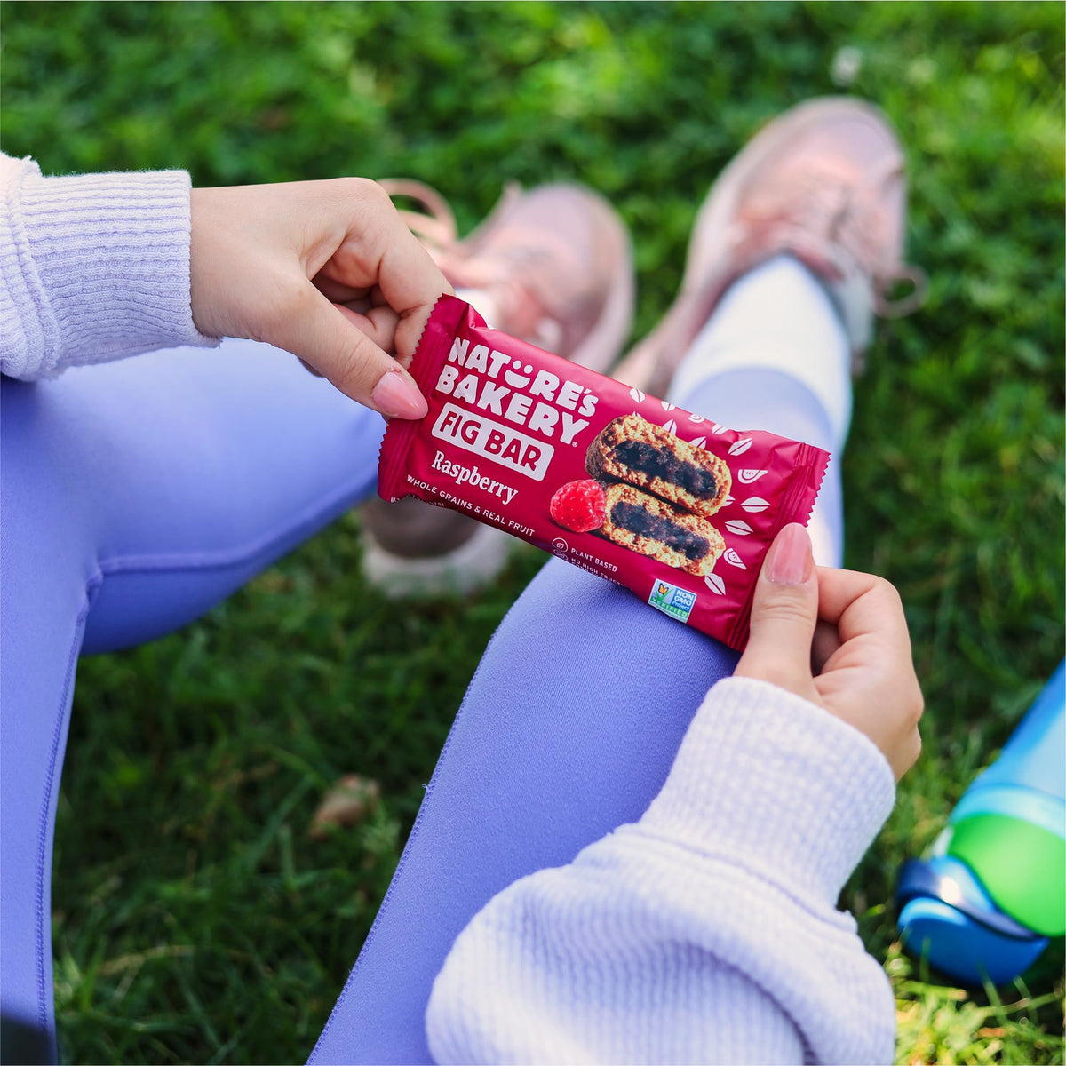 Nature's Bakery Whole Wheat Fig Bars – Raspberry, Real Fruit, Vegan, Non-GMO, 6-Count Pack