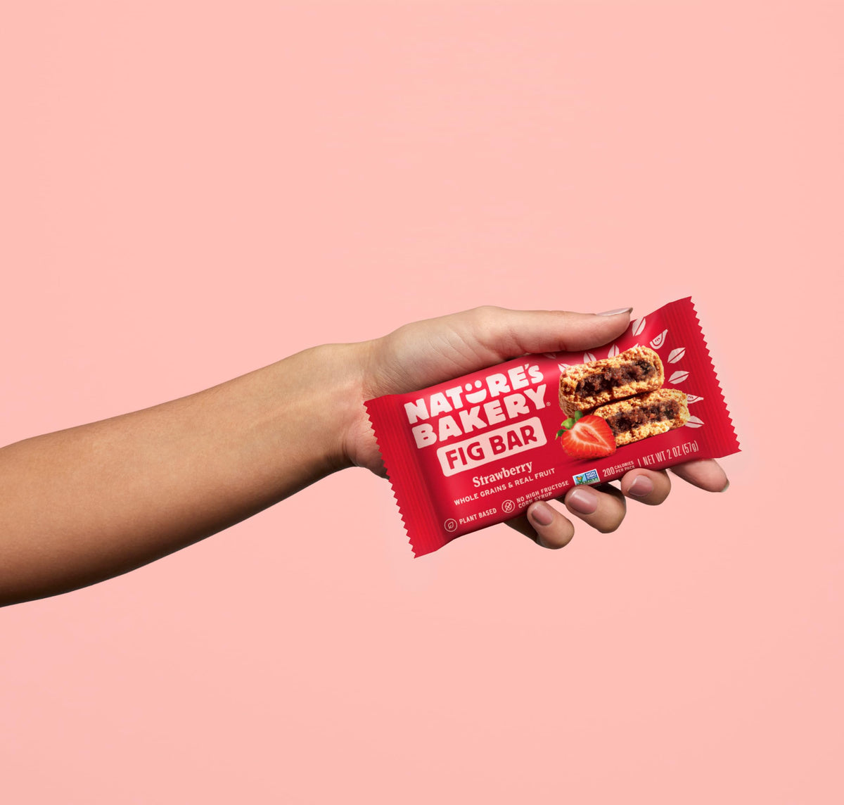 Nature's Bakery Whole Wheat Fig Bars - Strawberry, Real Fruit, Vegan & Non-GMO | 36 Twin Packs