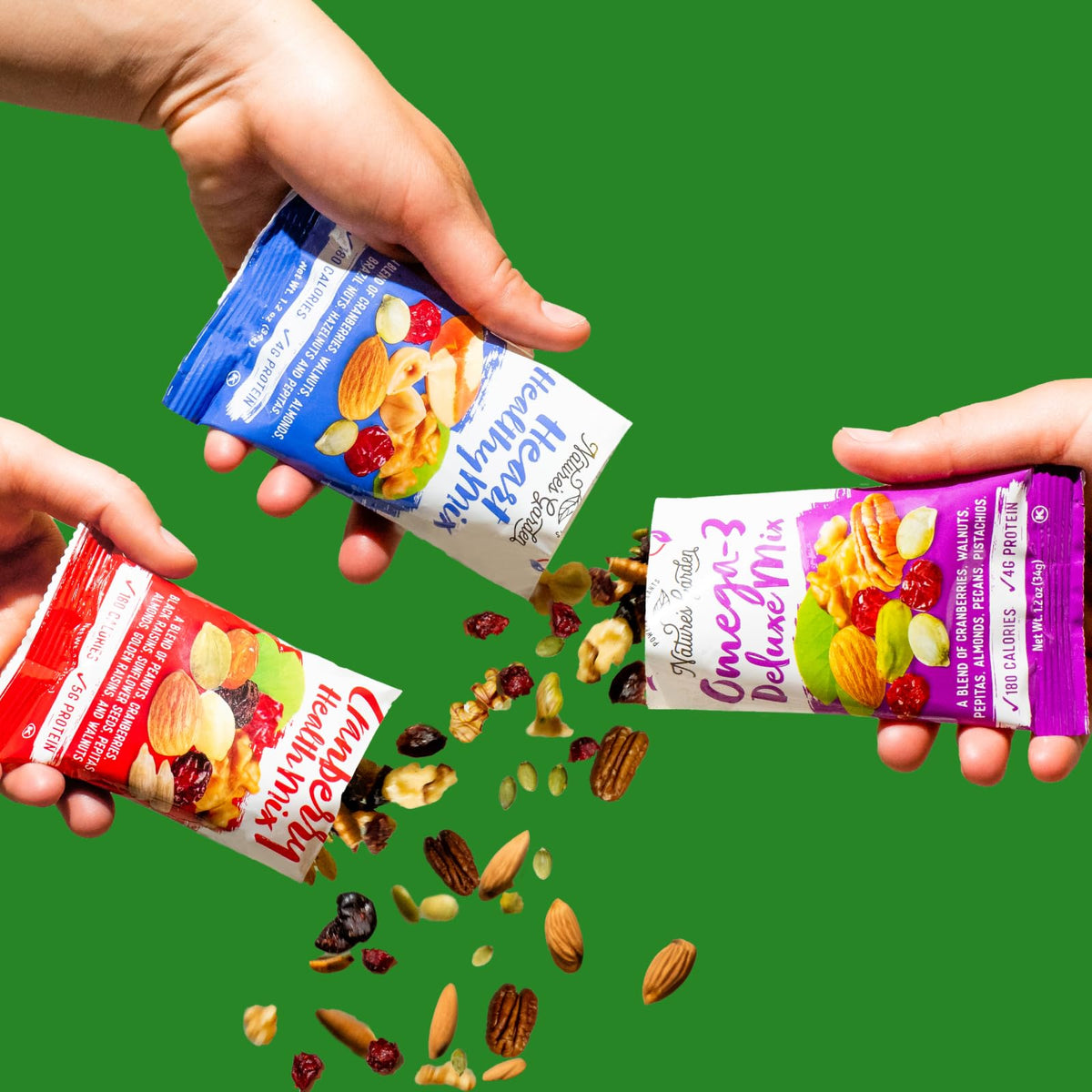 Nature's Garden Healthy Trail Mix Snack Pack — 48 Single-Serve Bags, Vegan & Gluten-Free