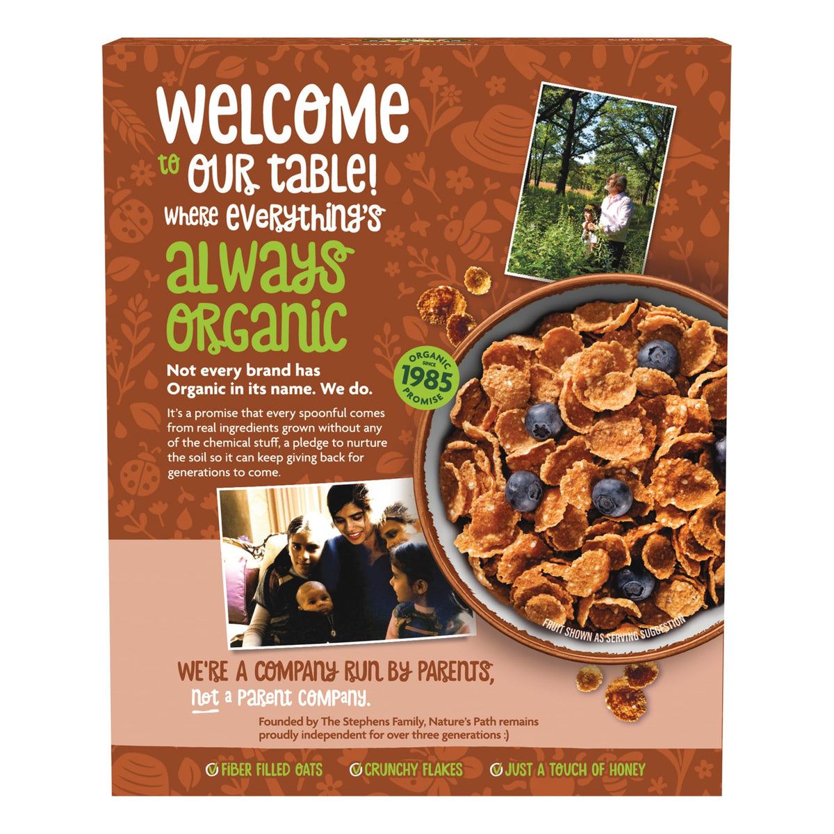 Nature's Path Heritage Flakes Cereal – Organic Ancient Grains, 4x33.5 oz