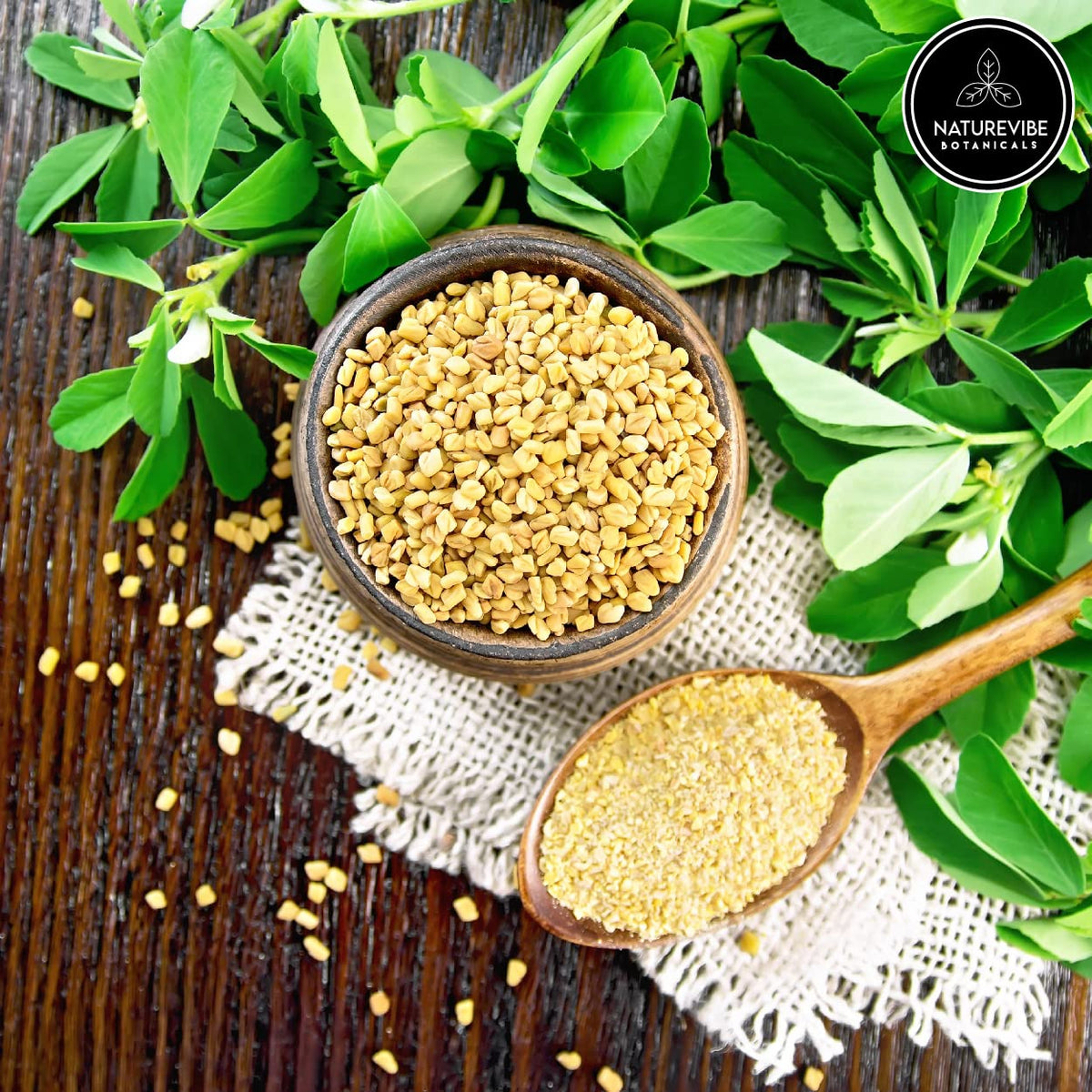 Naturevibe Botanicals Fenugreek Seed Powder, 5lbs | Ground Methi Seeds – 100% Pure & Natural