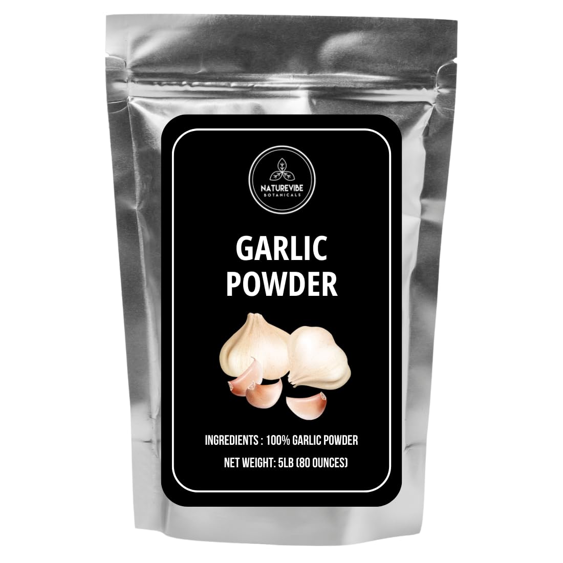 Naturevibe Botanicals Garlic Ground Powder – 5lbs, Raw, Gluten-Free & Non-GMO