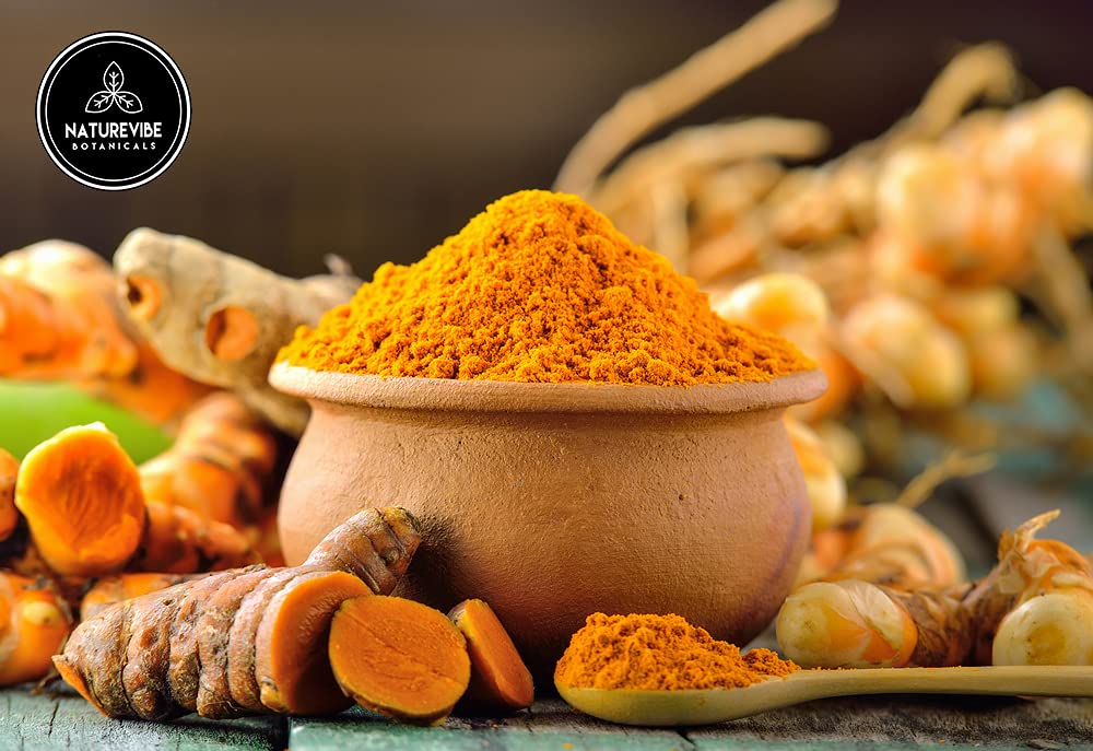 Naturevibe Botanicals Turmeric Root Powder with Curcumin – 5lb (80 oz)