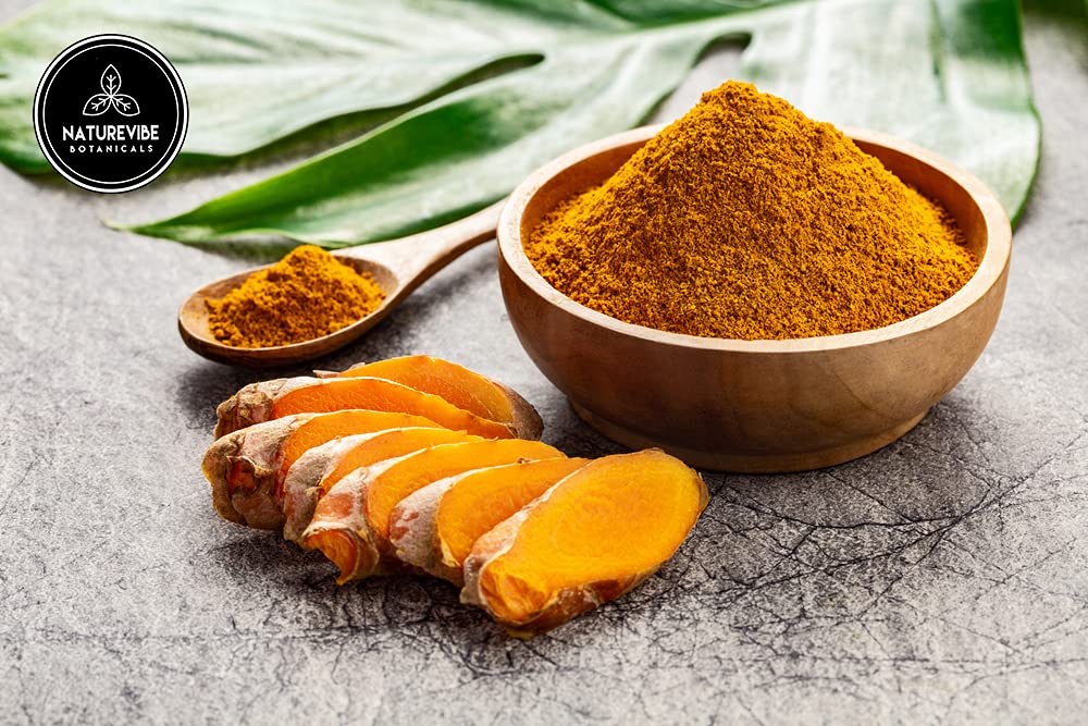 Naturevibe Botanicals Turmeric Root Powder with Curcumin – 5lb (80 oz)