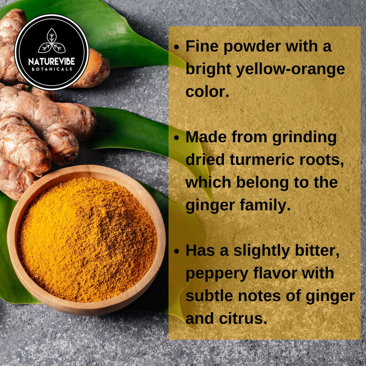 Naturevibe Botanicals Turmeric Root Powder with Curcumin – 5lb (80 oz)