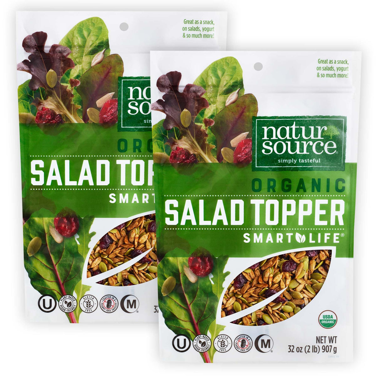 naturSource Organic Salad Topper - 2x32oz, Gluten Free, Cranberries & Seeds