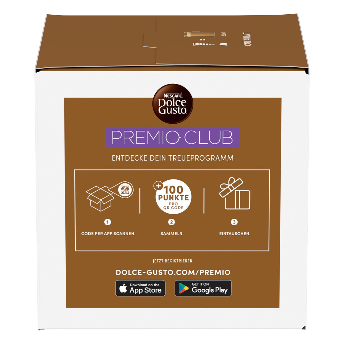 Nescafé Dolce Gusto Café au Lait Capsules - Pack of 6 x 16 | Café Latte Convenience