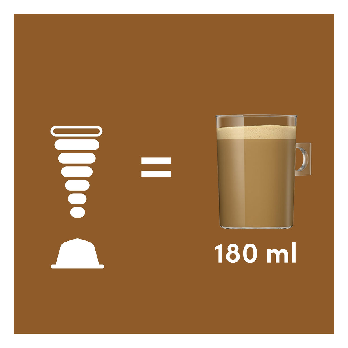 Nescafé Dolce Gusto Café au Lait Capsules - Pack of 6 x 16 | Café Latte Convenience