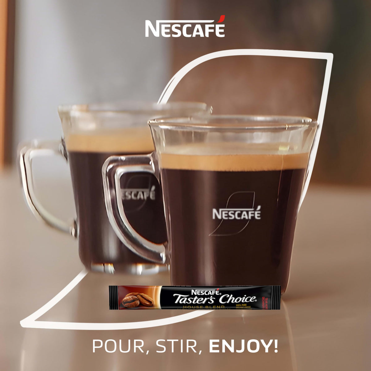 NESCAFE Taster's Choice Light Roast Instant Coffee Bulk Pack - 1000 Single-Serve Sticks