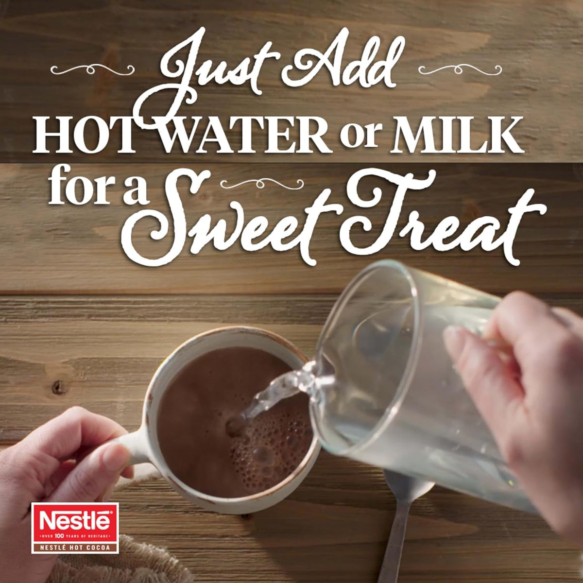 Nestle Milk Chocolate Hot Cocoa Packets – 60 Count, 0.71 oz Each