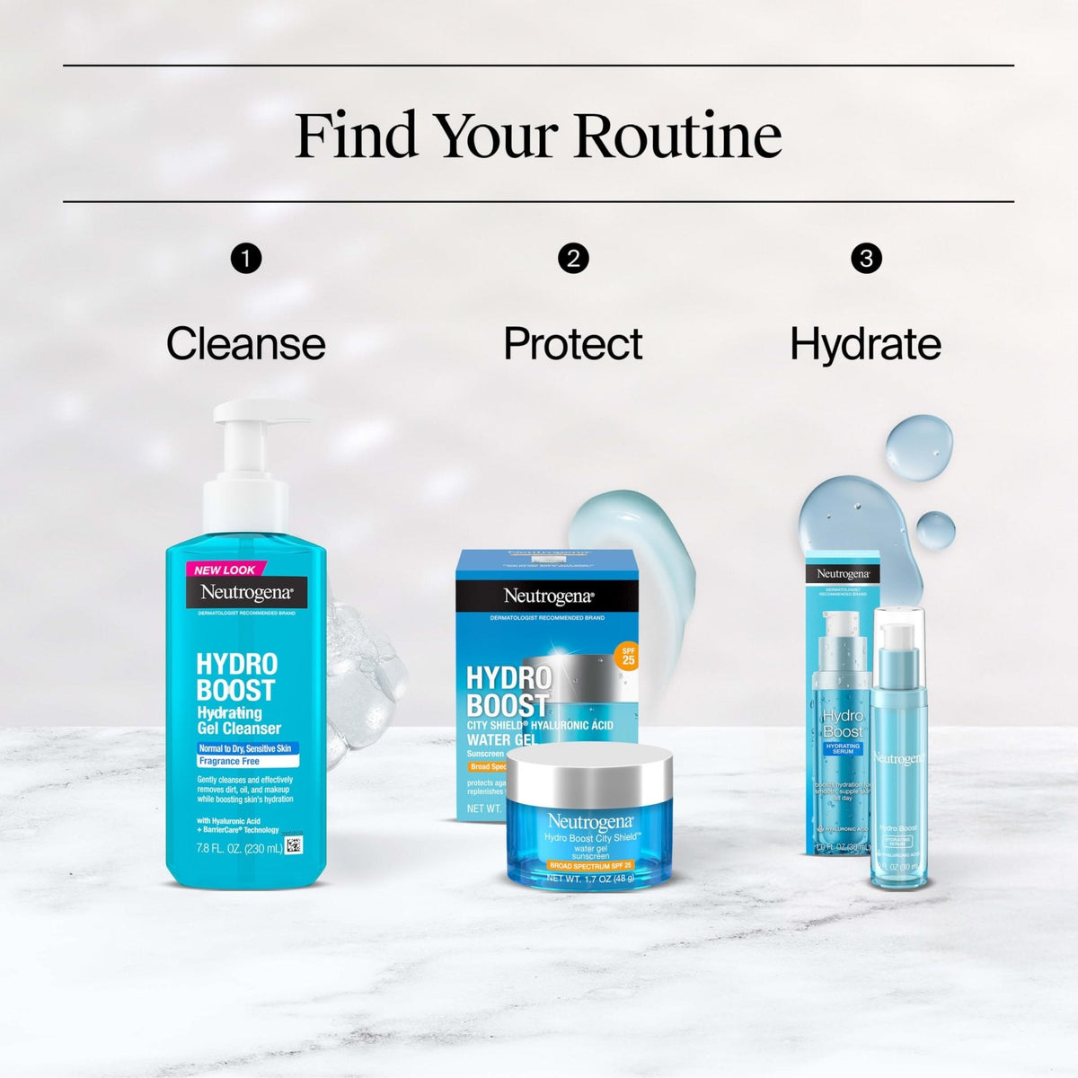 Neutrogena Hydro Boost City Shield Water Gel Face Moisturizer SPF 25 1.7 oz